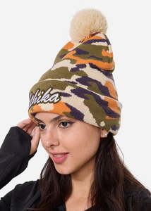Ethika Camo Pom Beanie