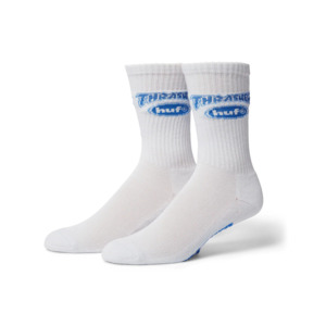 Huf X Thrasher Logo Socks - White