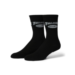 Huf X Thrasher Logo Socks - Black