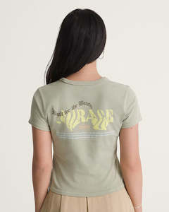 New: Vans Pipe Dream Womens Tee - Soft Sage