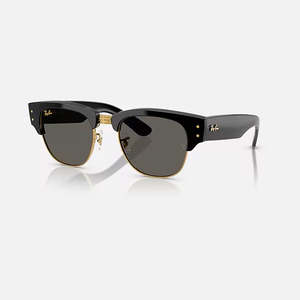 Ray Ban Mega Clubmaster - Black On Gold/Ultra Black Lens