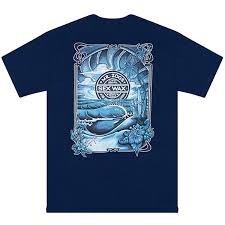 Mens Tees: Sex Wax Sunrise Tee - Navy