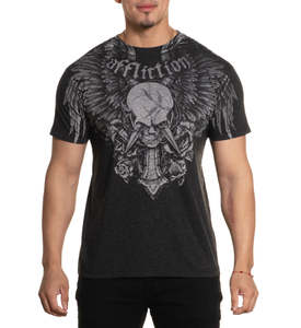 Mens Tees: Affliction Crossed Over Tee