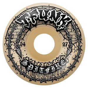 Skate: Spitfire F497 T-Funk Raw Radial Full 54mm Wheels