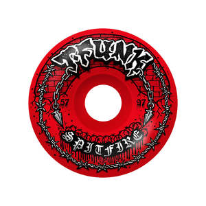 Spitfire F497 T-Funk Raw Radial Full 57mm Wheels
