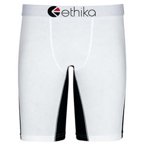 Ethika Mens White OG Contrast Staple