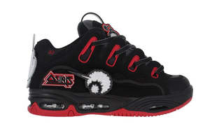 Osiris: OSIRIS D3 2001 - BLACK/RED/VELCRO