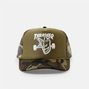 Thrasher: Thrasher X Spitfire Thrash & Burn Hat - Camo