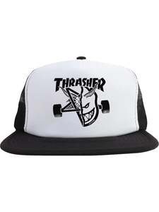 Thrasher X Spitfire Thrash & Burn Hat - Black/White/Black