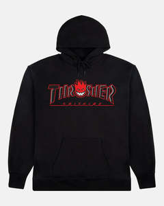 Thrasher X Spitfire Big Head Hood - Black