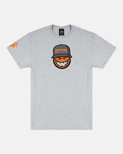 Thrasher: Thrasher X Spitfire Loc Tee - Sport Grey