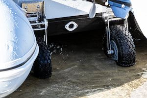 Fishing: QuickLok Dinghy Launching Wheels (Self-Installation)