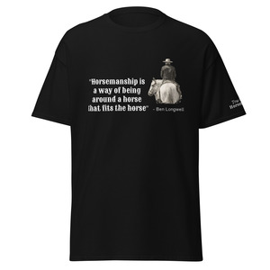 “Horsemanship” Dark Color Unisex classic tee