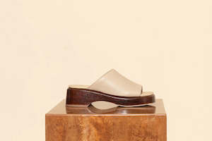 Footwear: Rome Clog-Nude