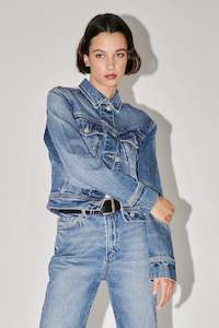 Classic Denim Jacket-Mid Vintage Indigo