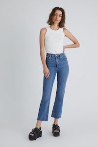 Neuw Denim: Jonesy Singlet-White