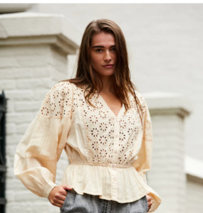 Rosace Blouse-Ecru