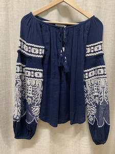 Mes Demoiselles: Kremlin Blouse-Marine