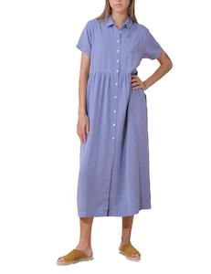 Indi Cold: Vestido-Azul Anil