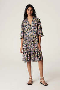 Cable Melbourne: Flora Tiered Dress-Flora Print