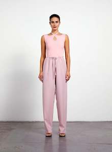 Lucy Drawstring Pants-Blush