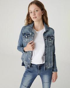 Jac Mooki: Preston Jacket-Stone Wash