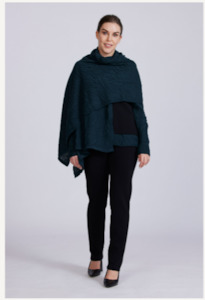 Merino River Shawl-Forest