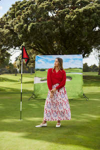 Wrapt Cardigan-Red Scarlet