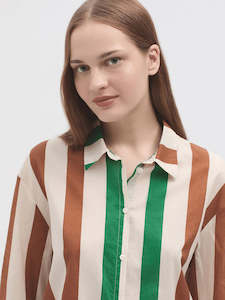 Multi-stripe Shirt-Ecru