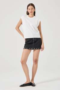 Muscle Tank-Vintage White