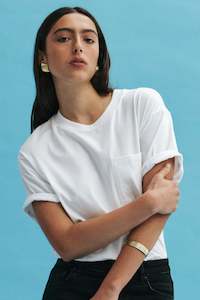 Off Duty Tee-Vintage White