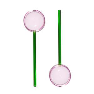 Salad Servers-Pink + Green