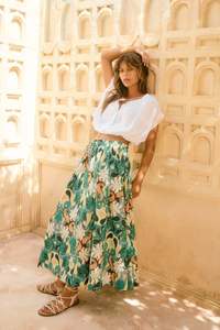 Skirts: Aurora Maxi Skirt-Paisley