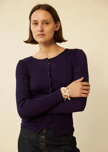 Paz Cardigan-Violet