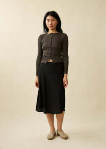 Paz Cardigan-Dark Pewter