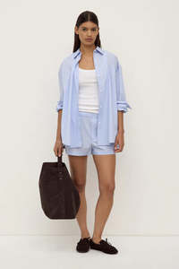 Frontpage: Havana Stripe Long Sleeve Shirt-Blue/White Stripe