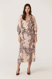 Dresses: Bloom Dress-Stencil Floral