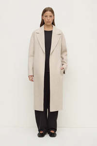 Frontpage: Ivy Wool Coat-Oat Marle