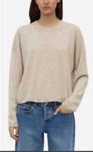 Frontpage: Odelle Cashmere Knit-Oat Marle