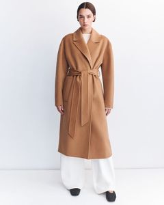 Ivy Wool Coat-Camel