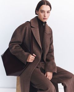 Ivy Wool Coat-Cocoa Marle