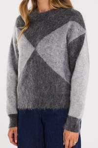 Tops: Astrid Jumper-Greyscale