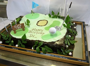 Products: 60th Golf Cake