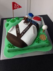Products: 80th Golf Cake
