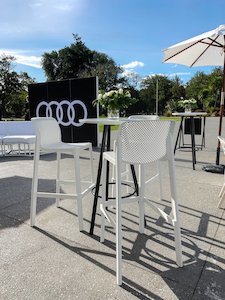 Mesh Bar Stool Hire - Wedding Hire + Events Truly Yours