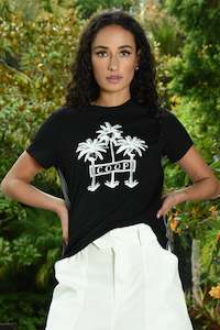 Top: COOP COCONUT GROVE T-SHIRT-BLACK