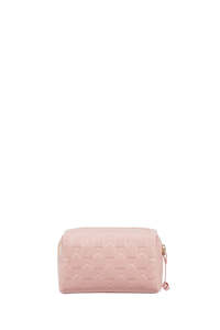 Karen Walker Monogram Cosmetic Bag-pink