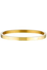 Jewellery: PORTER DYLAN BANGLE GOLD-PLAIN