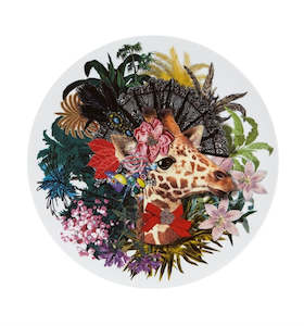 Christian Lacroix: CHRISTIAN LACROIX CHARGER PLATE JUNGLE DONA JIRAFA