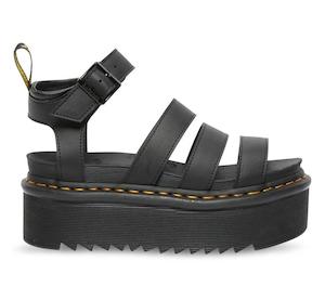 Dr Martens: DR MARTENS BLAIRE QUAD PLATFORM SANDAL